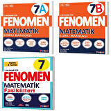 Fenomen Okul 2025 7. Sınıf Matematik A + B Serisi Soru + Fasikül Seti 3 Kitap
