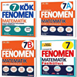 Fenomen Okul 2026 7. Sınıf Matematik Kök + A + B + Fasikül Seti 4 Kitap