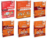 Gizli 2025 8. Sınıf Lgs Türkçe + Fen Bilimleri Alıştırmalı + Usta İşi Soru + Gizli Kuşak Seti 6 Kitap Güncel Müfredat