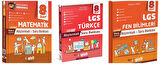 Gizli 2025 8. Sınıf Lgs Matematik + Türkçe + Fen Alıştırmalı Soru Bankası Seti 3 Kitap