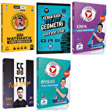 Tyt Matematik Mert Hoca + Geometri Kenan Kara + Özcan Aykın Fizik + Biosem Biyoloji + Meschemykimya Video Ders Kitabı Seti 5 Kitap