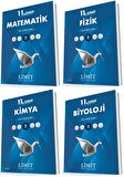 Limit 11. Sınıf Matematik + Fizik + Kimya + Biyoloji Konu Föyleri Seti 4 Kitap 2023