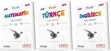 Limit 7. Sınıf Matematik + Türkçe + İngilizce Soru Seti 3 Kitap 2023