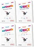 Limit 7. Sınıf Matematik + Türkçe Konu Föyleri + Soru Seti 4 Kitap 2023