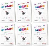 Limit 8. Sınıf Fen + Türkçe + İngilizce Konu Föyleri + Soru Seti 6 Kitap 2023