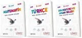 Limit 8. Sınıf Matematik + Türkçe + Din Konu Föyleri Seti 3 Kitap 2023