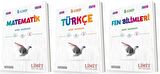 Limit 8. Sınıf Matematik + Türkçe + Fen Soru Seti 3 Kitap 2023