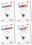 Limit 8. Sınıf Matematik + Türkçe + Fen + İnkılap Soru Seti 4 Kitap 2023
