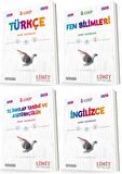Limit 8. Sınıf Türkçe + Fen + İnkılap + İngilizce Soru Seti 4 Kitap 2023