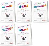 Limit 8. Sınıf Matematik + Türkçe + Fen + İnkılap + İngilizce Soru Seti 5 Kitap 2023