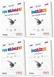 Limit 8. Sınıf Fen Bilimleri + İngilizce Konu Föyleri + Soru Seti 4 Kitap 2023