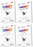 Limit 8. Sınıf Türkçe + İngilizce Konu Föyleri + Soru Seti 4 Kitap 2023
