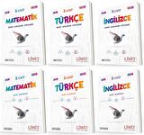 Limit 8. Sınıf Matematik + Türkçe + İngilizce Konu Föyleri + Soru Seti 6 Kitap 2023