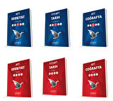 Limit Kurumsal Ayt Edebiyat + Tarih + Coğrafya Konu Anlatım Föyleri + Soru Seti 6 Kitap