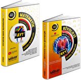Miray Ayt Matematik + Biyoloji Soru Bankası Seti 2 Kitap 2023
