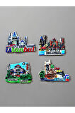 İstanbul Temalı Polyester Magnet