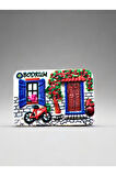 Bodrum Temalı Kabartmalı Polyester Magnet. 7,5cm X 5 Cm