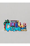 ÇEŞME Temalı Kabartmalı Polyester Magnet. 9cm x 5cm