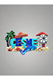 ÇEŞME Temalı Kabartmalı Polyester Magnet. 9CM x 5cm.