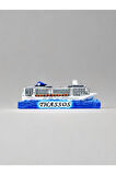 THASSOS Temalı Kabartmalı Polyester Magnet 10cm x 4cm