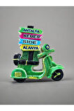 ANTALYA / KEMER / SİDE / ALANYA Temalı Kabartmalı Polyester Magnet 6,5cm x 6,5cm Yeşil