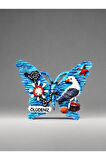 Ölüdeniz Temalı Kabartmalı Polyester Magnet 8,5cm X 6,5cm Mavi