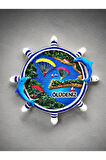 Ölüdeniz Temalı Kabartmalı Polyester Magnet 8cm X 8cm