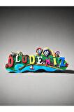 Ölüdeniz Temalı Kabartmalı Polyester Magnet 10cm X 4cm