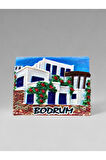 BODRUM Temalı Kabartmalı Polyester Magnet 7cm x 5,5cm