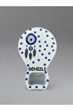 DENİZLİ Temalı Nazar Baskılı Magnet Şişe Açacağı Buzdolabı Süsü