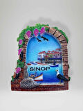 SİNOP Temalı Polyester Magnet Buzdolabı Süsü