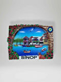 SİNOP Temalı Polyester Magnet Buzdolabı Süsü