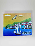 SİNOP Temalı Polyester Magnet Buzdolabı Süsü