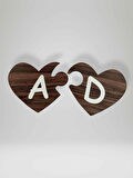 D Harfi (Sağ Parça) – Ahşap Puzzle Kalp Harf Magnet – Buzdolabı Süsü – İkili Uyumlu (kod:999)