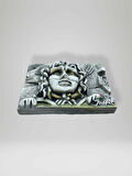 Medusa Figürlü 3D Taş Görünümlü Dekoratif  Polyester Magnet  Buzdolabı Süsü – Türkiye / Didim Hediyelik 7,5cm x 5,5cm (kod:1008)