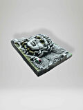 Medusa Figürlü 3D Taş Görünümlü Dekoratif  Polyester Magnet  Buzdolabı Süsü – Türkiye / Didim Hediyelik 7,5cm x 5,5cm (kod:1008)