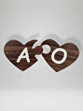 O Harfi (Sağ Parça) – Ahşap Puzzle Kalp Harf Magnet – Buzdolabı Süsü – İkili Uyumlu (kod:1024)