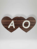 O Harfi (Sağ Parça) – Ahşap Puzzle Kalp Harf Magnet – Buzdolabı Süsü – İkili Uyumlu (kod:1024)