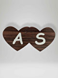 S Harfi (Sağ Parça) – Ahşap Puzzle Kalp Harf Magnet – Buzdolabı Süsü – İkili Uyumlu (kod:1034)