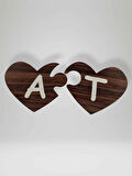T Harfi (Sağ Parça) – Ahşap Puzzle Kalp Harf Magnet – Buzdolabı Süsü – İkili Uyumlu (kod:1038)