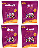 Polimat 2025 Tyt Matematik + Fizik + Kimya + Biyoloji Soru Kitabı Seti 4 Kitap