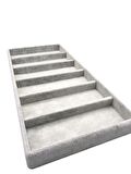 Yerli Üretim Lefkoşa Model Süet Kumaş Gri Renk 38 Cm / 19 Cm Gözlük Sergileme Çekmece Içi Stand
