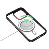 İphone 12 Pro Max Magsafe Leon Çerçeveli Cep Telefonu Kılıfı