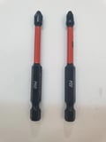 Darbeli Bits Uçlar (1 Adet PH2*75 , 1 Adet PZ2*75)