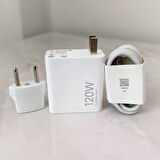 Poco F7 Ultra Uyumlu Şarj Aleti 120 Watt Amerikan Başlık + TR Dönüştürücü
