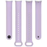 Xiaomi Mi Band 8 Mi Band 9 Uyumlu Silikon Kordon Bileklik Metal Klipsli