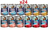 Miglior Gatto Karışık Kedi Konservesi 24 x 400 gr