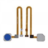 Xiaomi Mi 8 İle Uyumlu Home Tuş Parmak İzi Film Mavi