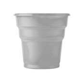 Omeyva 23 Cm. Plastik Mika Gümüş Sorfa Piknik Seti - 72 Kişilik Tabak Bardak Çatal Kaşık Takımı