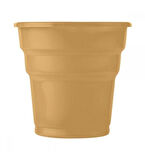 Omeyva Dayanıklı Mika Plastik Altın Sorfa Piknik Seti - 72 Kişilik Tabak Bardak Çatal Kaşık Takımı